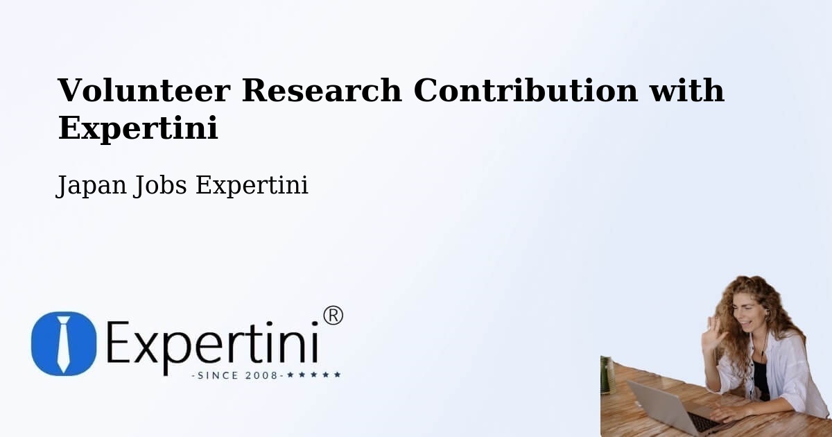 Volunteer Research Contribution Program – Kusatsu - Japan Jobs Expertini